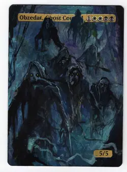 Obzedat, Ghost Council Altered Art Mtg Hand Painted Card Commander - Image 1
