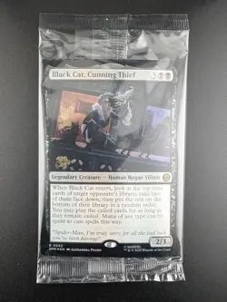 MTG Foil Black Cat, Cunning Thief R Prerelease Cards 52 NM - Image 1