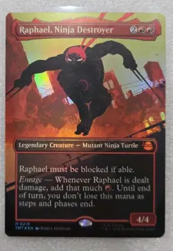 Raphael, Ninja Destroyer - 218 - MTG: Teenage Mutant Ninja Turtles - Foil - Image 1