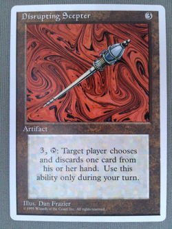 Disrupting Scepter Alternate 4th Fourth Edition MTG Magic The Gathering - Image 1