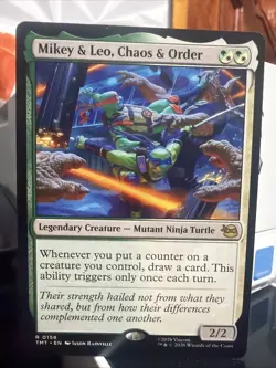 Mikey & Leo, Chaos & Order Teenage Mutant Ninja Turtles Regular & Promo Sealed - Image 1