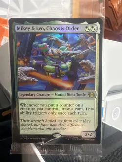 Mikey & Leo, Chaos & Order Teenage Mutant Ninja Turtles Regular & Promo Sealed - Image 3