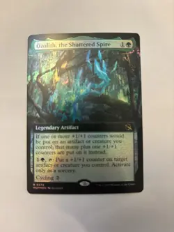 (1x) Ozolith, the Shattered Spire - Foil Extended Art - March Of The Machine - Image 1