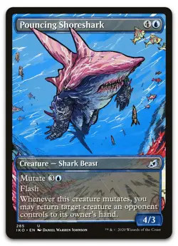 Pouncing Shoreshark (Showcase) #285 (NM) Ikoria IKO Magic MTG - Image 1