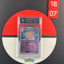 Pokemon CBB3C Gem Pack Vol.3 S. Chinese Pokeball Clefable 01 02/07 Grade10 - Image 1