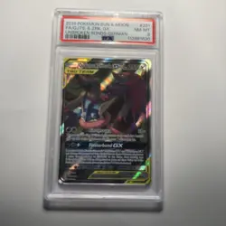 Quajutsu & Zoroark GX Deutsch PSA 8 Pokemon Unbroken Bonds Holo Alternative Art - Image 1