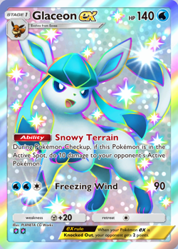 ✅ Pokemon TCG Pocket - 🔥 GLACEON EX SHINY FULL ART 🔥 ENG - Image 1