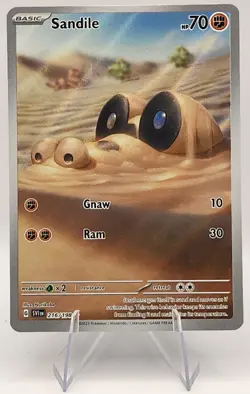 Sandile 216/198 - Scarlet & Violet Base Set - Illustration Rare - Pokemon TCG - Image 1
