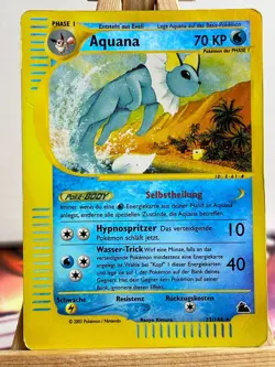 Aquana / Vaporeon Reverse Holo 33/144 Skyridge Deutsch VG Pokemon - Image 1