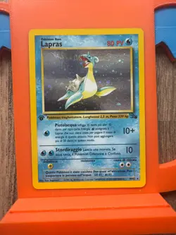 Lapras - 10/62 Fossil Set Pokemon - 1st Edition - Holo - ITA - Image 1