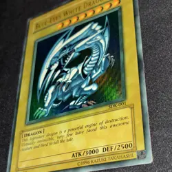 Yu-Gi-Oh! Konami Blue-Eyes White Dragon Holo SDK-001 Fade/Glossy Rare MP - Image 5