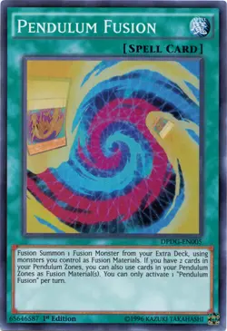 YUGIOH - Pendulum Fusion - DPDG-EN005 - Super Rare - 1st Edition - NM - FLAT RAT - Image 1