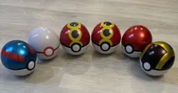 Pokemon TCG PokeBall Tin Set of 6 EMPTY Tins (No Cards) Assorted. - Image 1