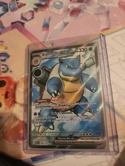 Pokemon TCG Blastoise EX Holo Ultra Rare Card Scarlet VIOLET-151, 184/165 - Image 2
