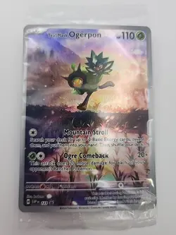 SEALED Teal Mask Ogerpon 123 SV: Twilight Masqeurade Promo Card- Pokemon TCG - Image 1