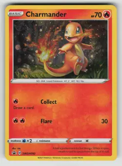 Charmander - Holo Promo SWSH: Sword & Shield Promo Cards SWSH092 NM - Image 1