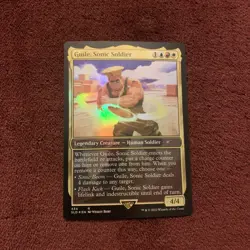 Guile Sonic Soldier Secret Lair Drop Foil NM Near Mint Unplayed Card MTG - Image 1