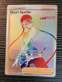 Pokemon - Elesa's Sparkle 275/264 - Fusion Strike - Rainbow Secret Rare Card - Image 1