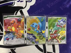 Pokemon 2026 Kanto Starters Card Lot Charmander Squirtle Bulbasaur - Image 1