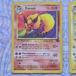 4 Rare Non-holo Jungle Cards - Pokemon TCG - Image 2