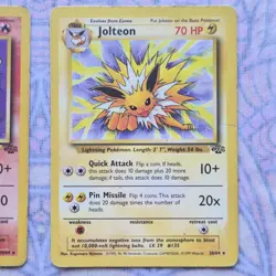 4 Rare Non-holo Jungle Cards - Pokemon TCG - Image 3