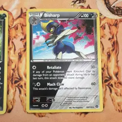 Pokemon Shiftry 11/114 Bisharp 64/114 XY Steam Siege (Lot of 2 MP cards) - Image 3