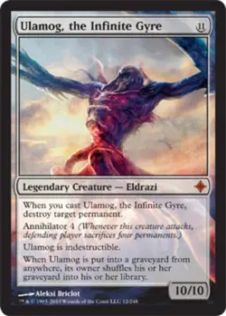 [1x] Ulamog, the Infinite Gyre Near Mint, English Rise of the Eldrazi MTG Magic - Image 1