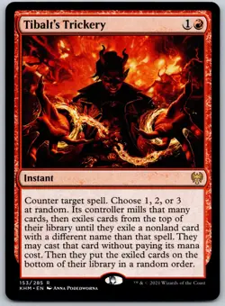 Tibalt's Trickery R Kaldheim 153 NM - Image 1