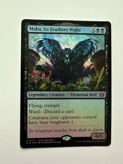 MTG Maha, Its Feathers Night Foil Nm - Image 1