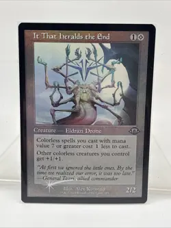 MTG Modern Horizons 3 It That Heralds The End (Retro Frame) Foil x1 NM Uncommon - Image 1