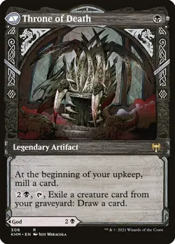 Egon, God of Death (Showcase) #306 (NM) Kaldheim KHM Magic MTG - Image 2