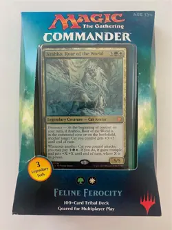 ARAHBO, ROAR OF THE WORLD COMMANDER DECK SEALED MAGIC THE GATHERING WIZARDS - Image 1