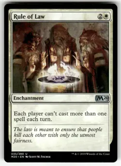 RULE OF LAW #19 MTG MIRRODIN - Image 1