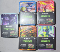 Magic: The Gathering Teenage Mutant Ninja Turtles Tin [TMNT Set] 3 Pack Booster - Image 1