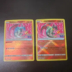 2 Radiant Charizard 011/078 Pokemon GO Holo MINT NM FREE SHIPPING check my page - Image 1