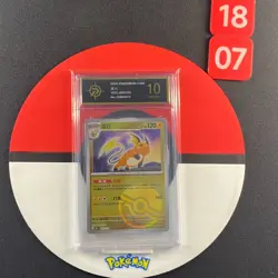 Pokemon TCG S-Chinese Raichu 151C 026/151 Poke Ball Grade10 - Image 1