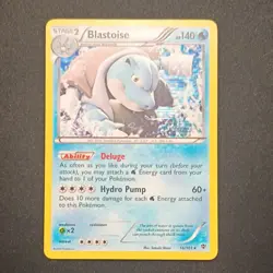 Pokemon Blastoise Plasma Blast Holo Rare 16/101 140 HP Stage 2 2013 TPC - Image 1