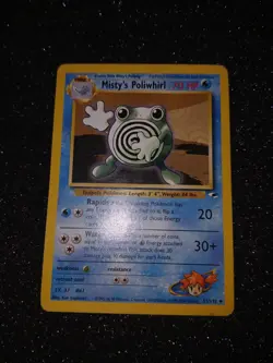 Pokemon TCG Misty's Poliwhirl 53/132 1st Edition Gym Heroes WotC 2000 Uncommon - Image 1