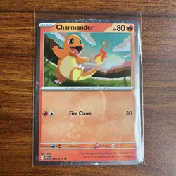 Charmander 20/217 Ascended Heroes SWIRL Promo Cosmos Holo NM Pokemon Card 2026 - Image 1