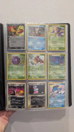 Pokemon Binder with Team Rocket Stamped & Vintage In Mixed Conditions Bundle - Image 1