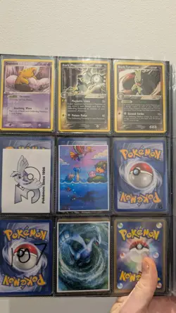 Pokemon Binder with Team Rocket Stamped & Vintage In Mixed Conditions Bundle - Image 4