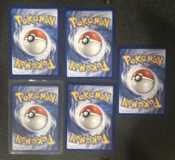 Pokemon TCG Lot 5 Full Art Trainer Cards from Mega Evolutions Set M/NM - Image 2