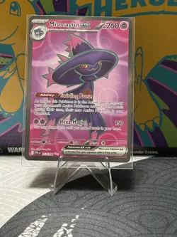Pokemon Mismagius ex Ultra Rare Me02: Phantasmal Flames 112/094 Holo 260 NM - Image 1