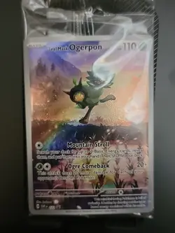 Pokemon TCG Teal Mask Ogerpon SVP Black Star Promos SVP123 Holo Promo Sealed - Image 1