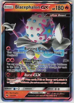 Pokemon TCG Blacephalon GX Ultra Rare SM - Lost Thunder 52/214 - Image 1