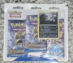 POKEMON BREAKPOINT 3 PACK BLISTER FACTORY SEALED WITH UMBREON PROMO XY96 NEW - Image 1