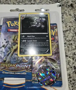 POKEMON BREAKPOINT 3 PACK BLISTER FACTORY SEALED WITH UMBREON PROMO XY96 NEW - Image 4