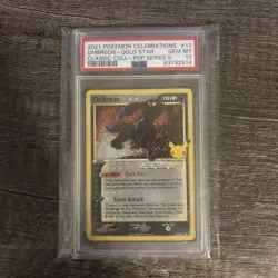Pokemon Celebrations Umbreon Gold Star Classic 17/17 PSA 10 GEM MINT - Image 1