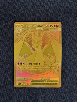Mega Charizard Y EX 294/217 Pokemon Ascended Heroes Gold Hyper Rare English - Image 1