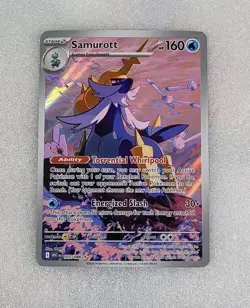 Samurott 107/086 NM/M SV White Flare WHT Illustration Rare Pokemon TCG - Image 1